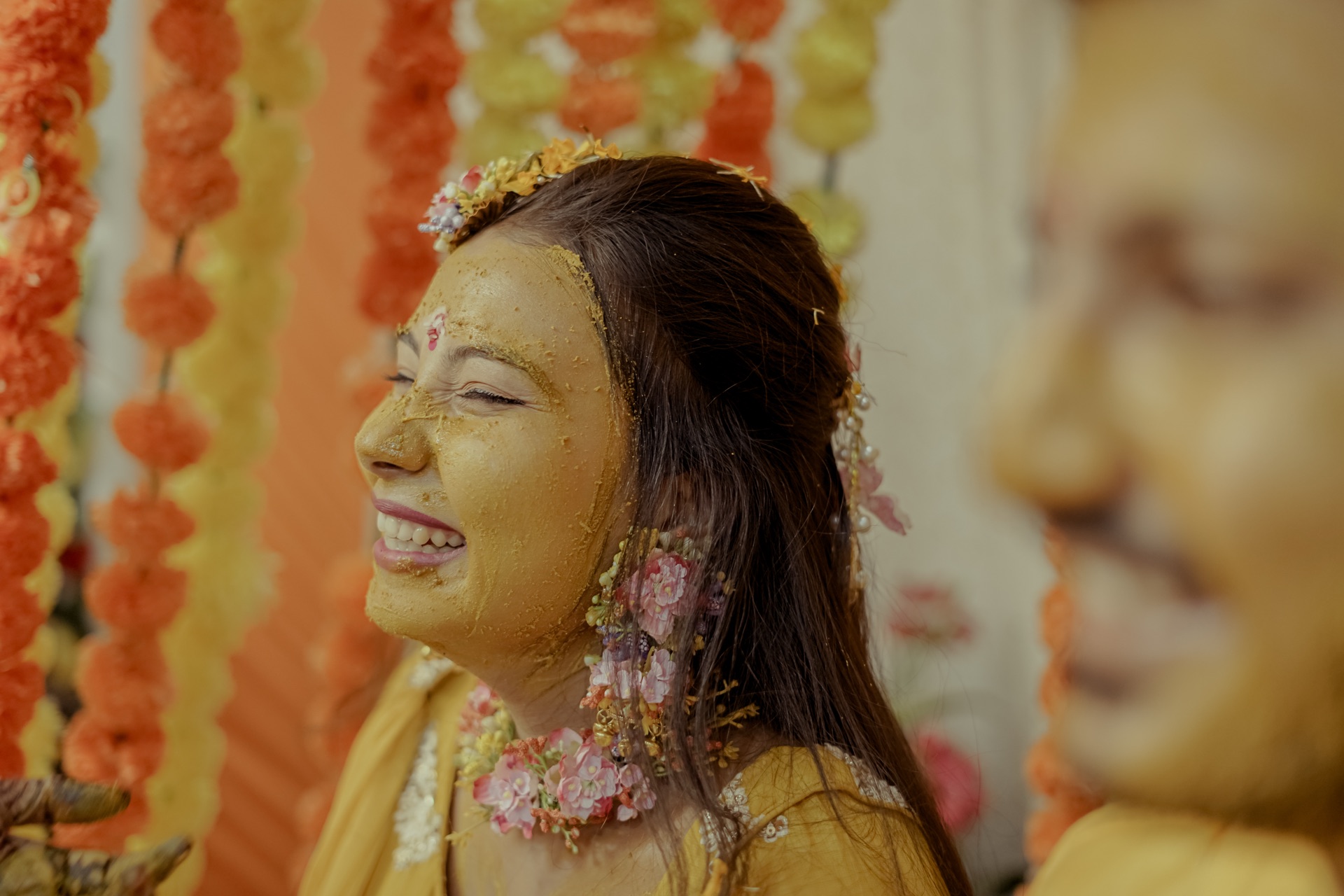 Petal shower ceremony